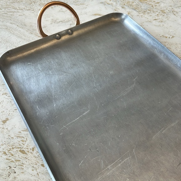 WEAR-EVER Other - Vintage WEAR-EVER Aluminum Large Serving Tray Copper Handles